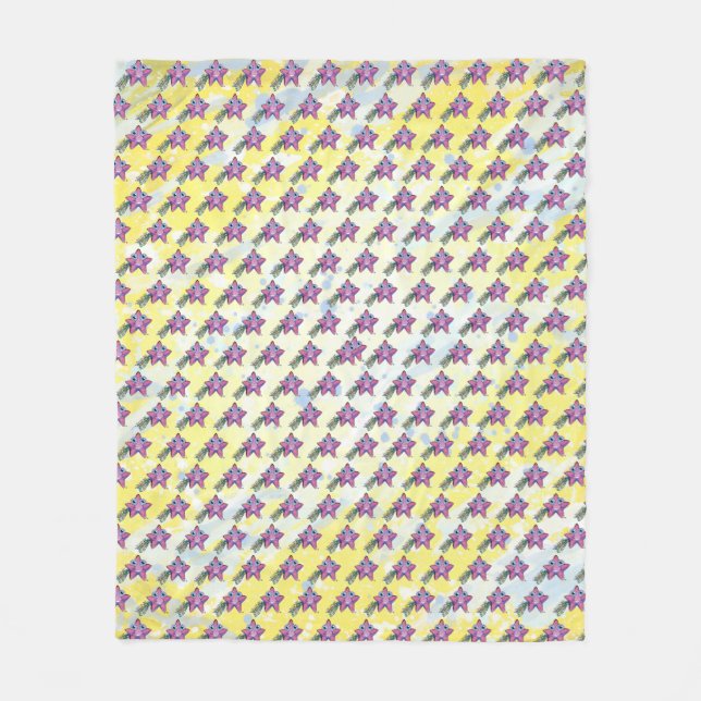 Fleece Blanket - Yellow, Kids' Room Collection (Front)