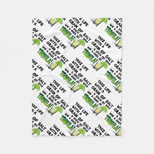 FLEECE BLANKETS - LIFE, LIME, SALT, TEQUILA!