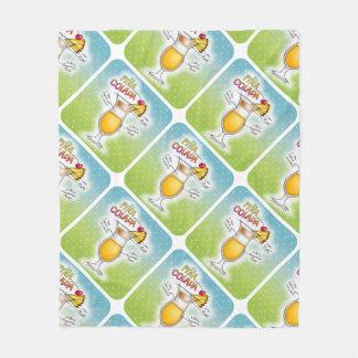 FLEECE BLANKETS - PINA COLADA RECIPE COCKTAIL ART