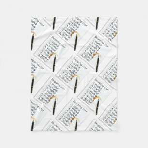 FLEECE BLANKETS - VODKA SHOPPING LIST