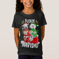 Fleece Feliz Navidad Funny Cute Sheep Christmas