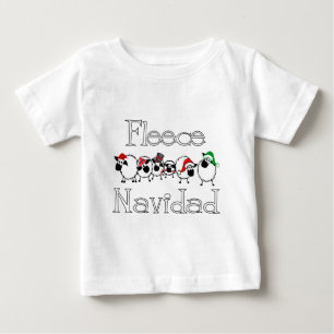 Fleece Navidad Funny Christmas Apparel Baby T-Shirt