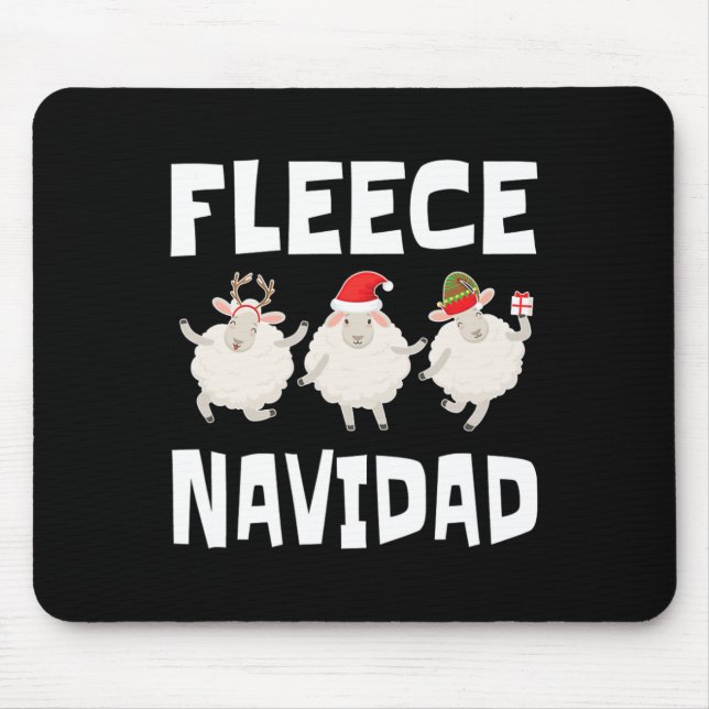 Fleece Navidad  Mouse Pad (Front)