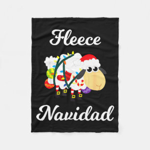 Fleece Navidad Shirt Funny Feliz Mexican Christmas Blanket