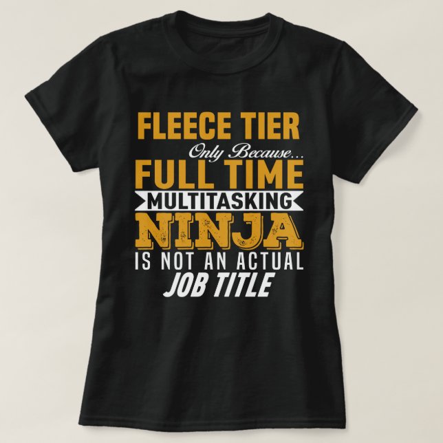 Fleece Tier T-Shirt (Design Front)