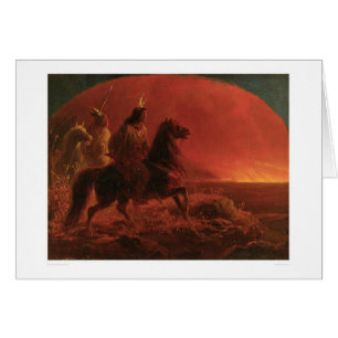 Fleeing a Prairie Fire (1868A)