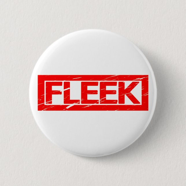 Fleek Stamp 6 Cm Round Badge (Front)
