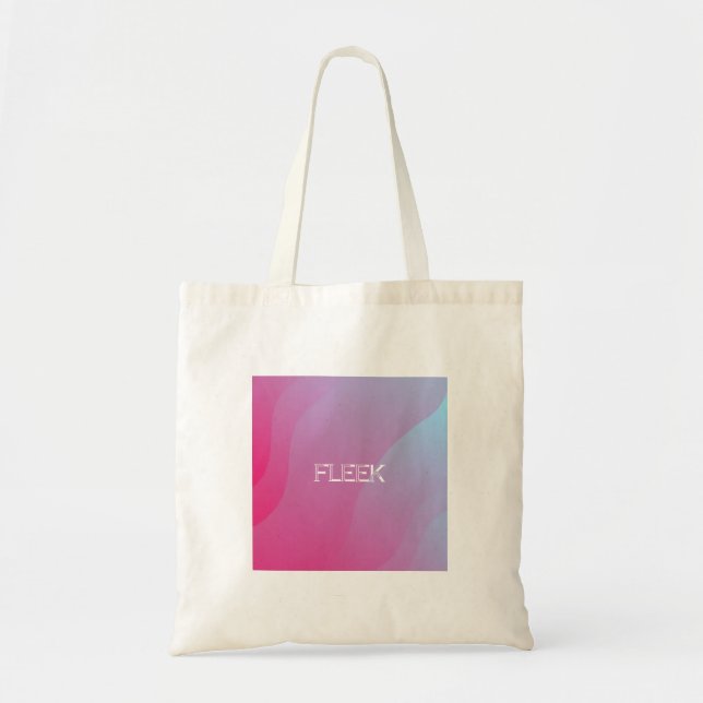 FLEEK tote bag for sale. (Front)