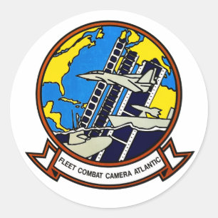 Fleet Combat Camera Atlantic Logo Sticker