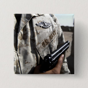 Fleet Marine Force Warfare Device 15 Cm Square Badge