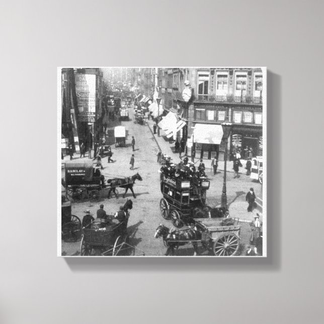 Fleet Street London, Vintage England print (Front)