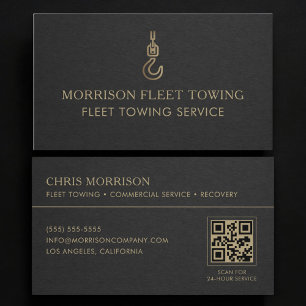 Fleet Towing QR Code Business Card