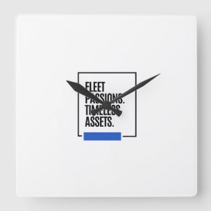 FLEETING PASSIONS. TIMELESS ASSETS. - Investors Square Wall Clock