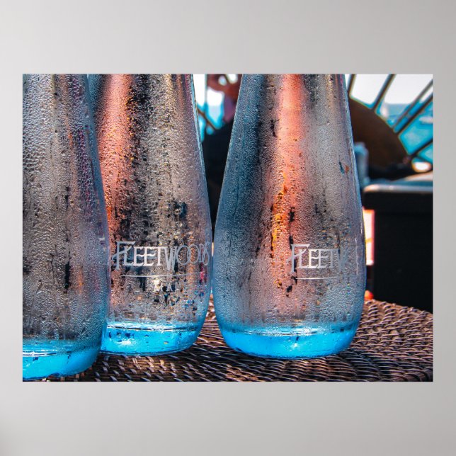 Fleetwoods table water bottles poster (Front)