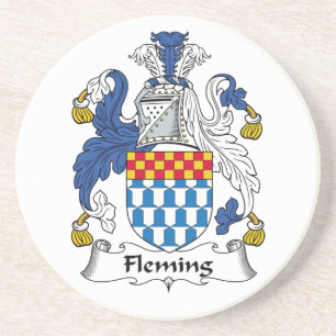 Fleming Family Crest Coaster