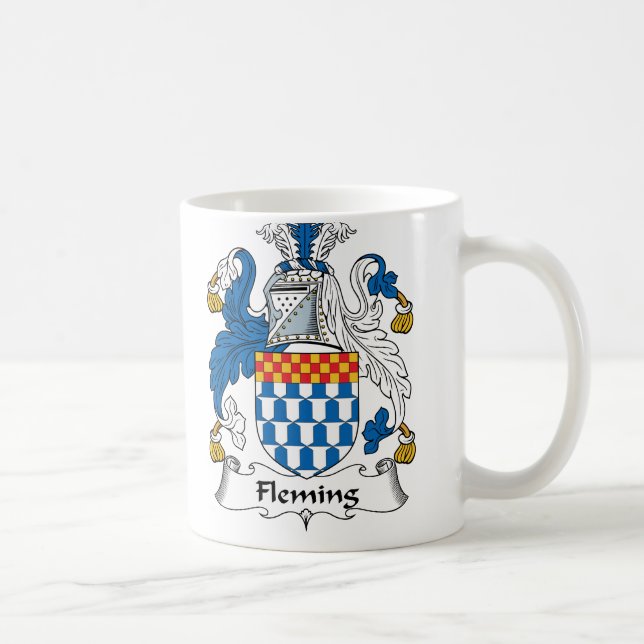 Fleming Family Crest Coffee Mug (Right)