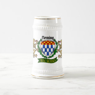 Fleming Irish Shield Beer Stein