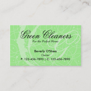 Flemish Business Card/ Green Card