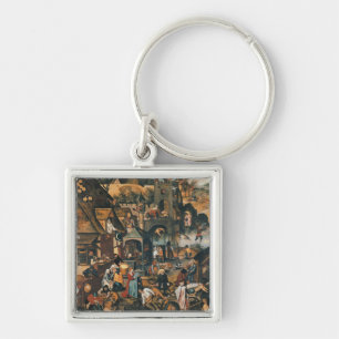 Flemish Proverbs Key Ring