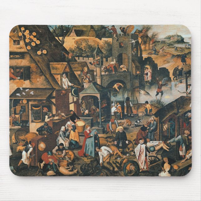 Flemish Proverbs Mouse Pad (Front)