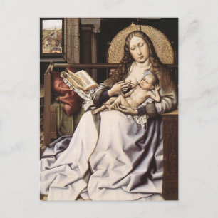 Flemish Renaissance Virgin and Child Postcard