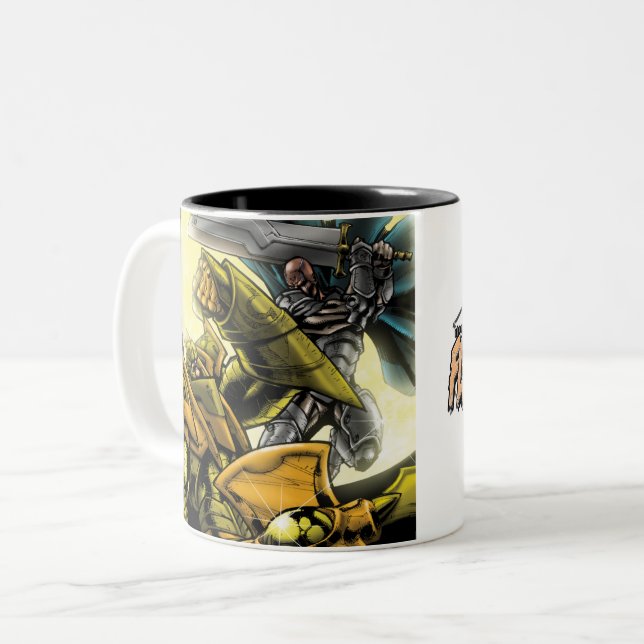 Flesh and Steel V2 design coffee mug (Front Left)