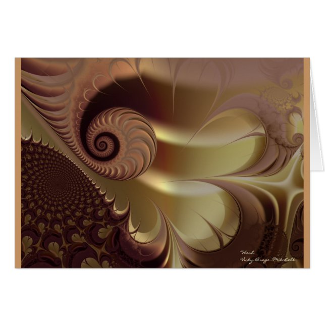 Flesh Beautiful Abstract Fine Art Fractal (Front Horizontal)