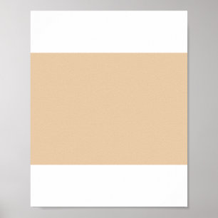 Flesh Coloured Skin Tone - Plain Colour Mask Poster
