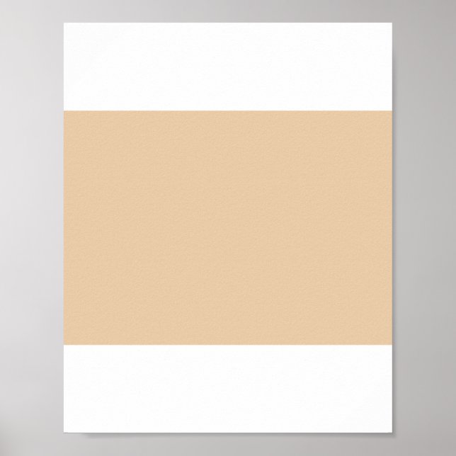 Flesh Coloured Skin Tone - Plain Colour Mask Poster (Front)