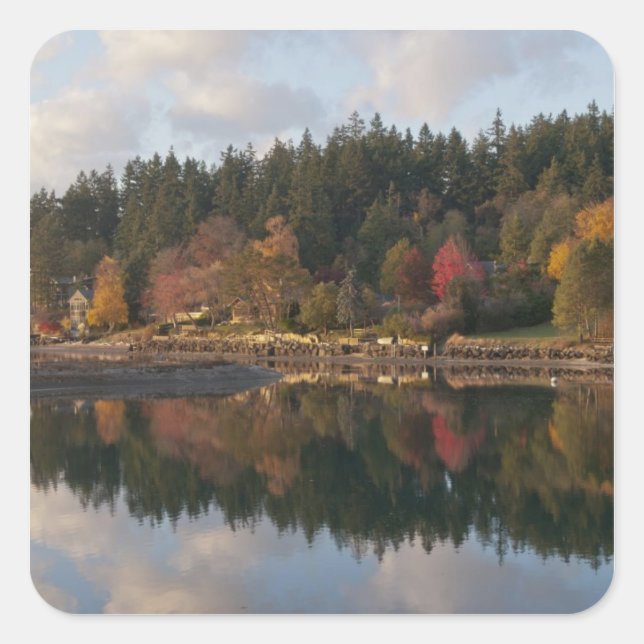 Fletcher Bay Square Sticker (Front)