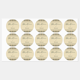 Fletcher Christmas Food Labels