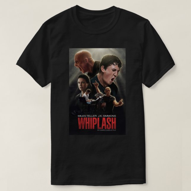 Fletcher Drummer Damien Chazelle Whiplash Cute Gif T-Shirt (Design Front)