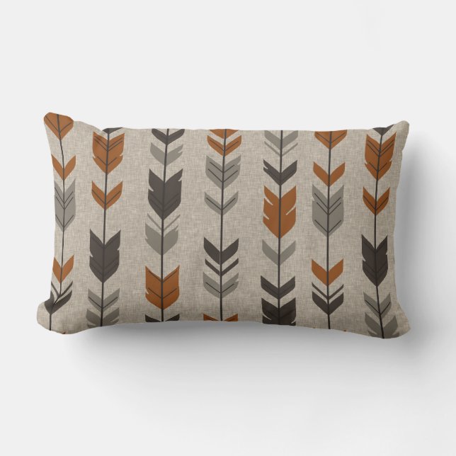 Fletching Arrow Pillow - Redstone Canyon (Front)