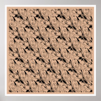 Fleur, an Art Deco Flower Pattern