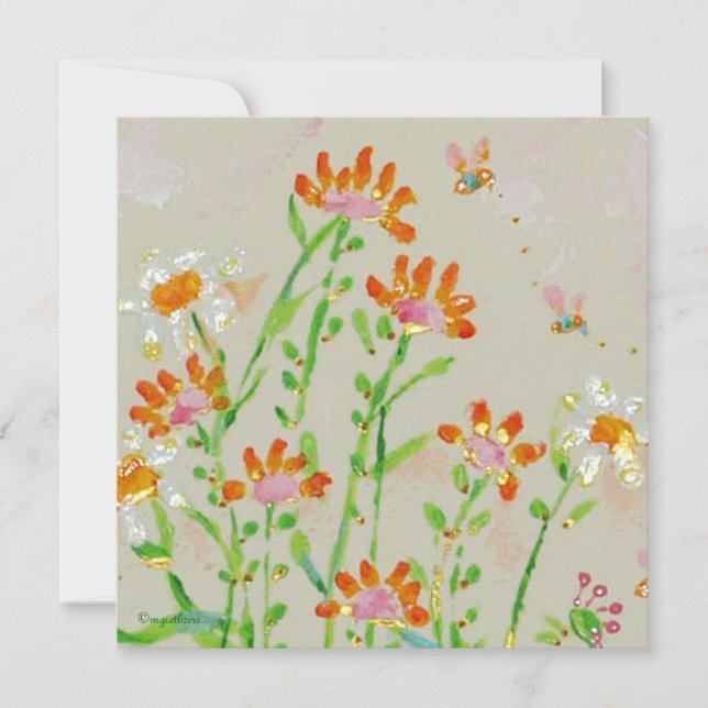 fleur change of address card (Front)