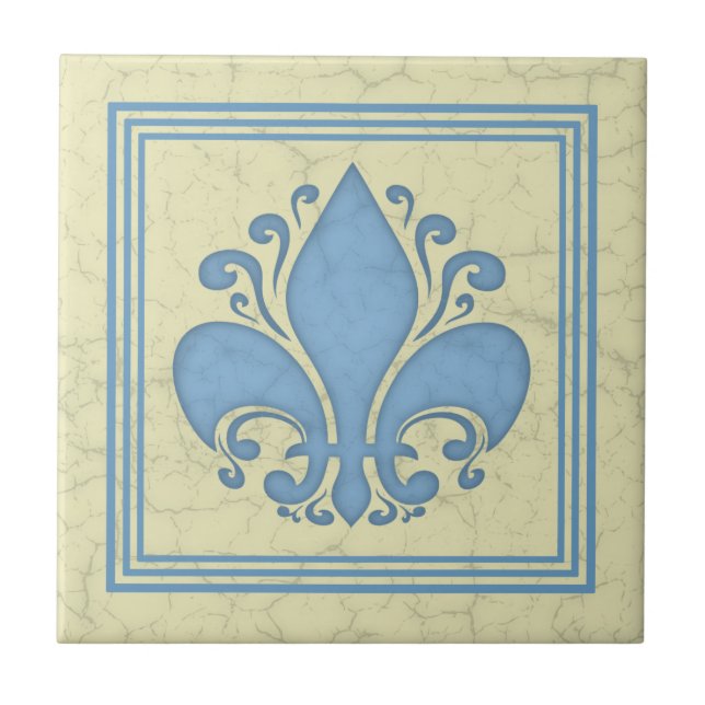 Fleur de Antique Tile (Front)