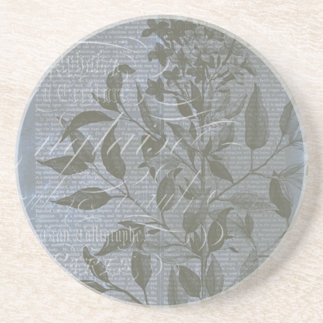 Fleur de Bleu I Coaster (Front)