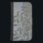 Fleur de Bleu I Samsung S4 Wallet Case<br><div class="desc">Floral</div>
