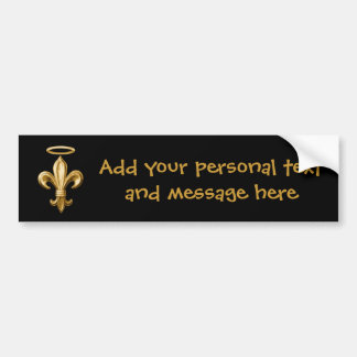 Fleur de Halo Bumper Sticker