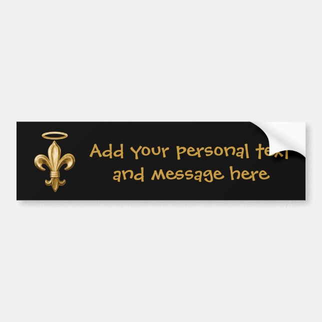 Fleur de Halo Bumper Sticker (Front)