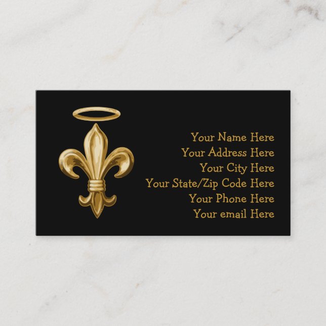 Fleur de Halo Business Card (Front)