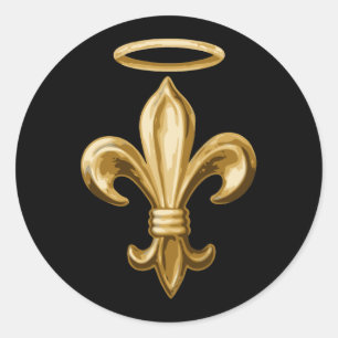 Fleur de Halo Classic Round Sticker