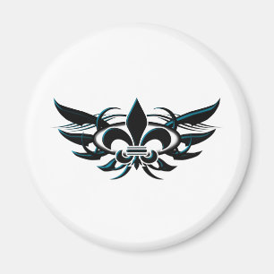 Fleur De Li (wings) Magnet