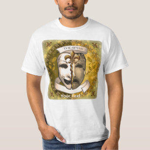 Fleur De Lis Actor Masks T-Shirt