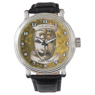Fleur De Lis Actor Masks Watch
