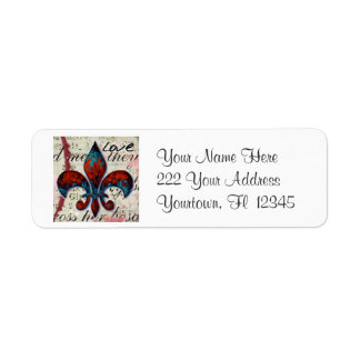 Fleur De Lis Address Labels