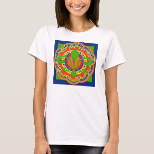 Fleur De Lis Art Deco T-Shirt