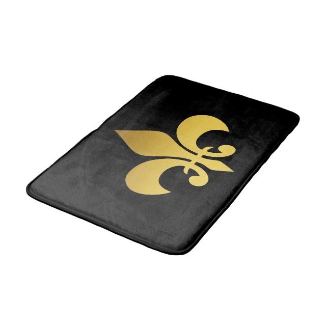 Fleur de lis bath mat (Angled)