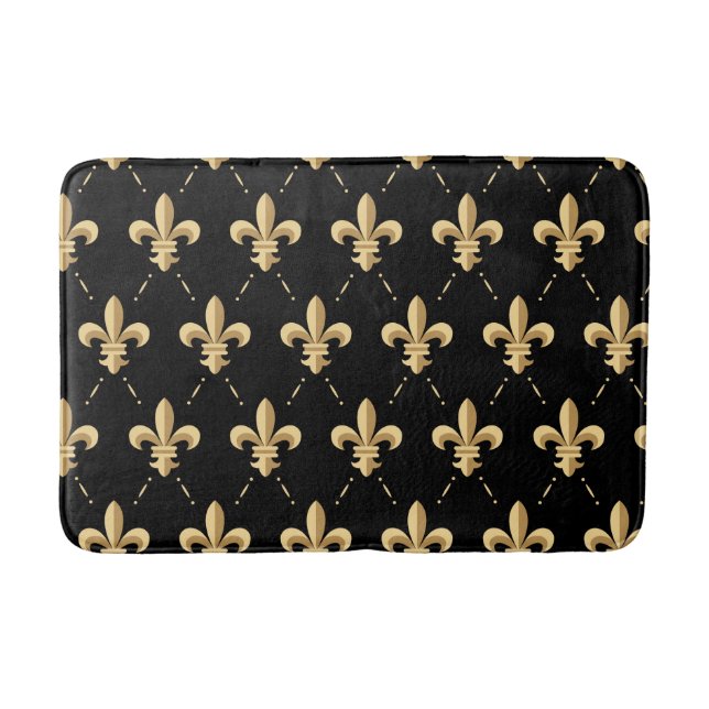 Fleur De Lis Bath Mat (Front)