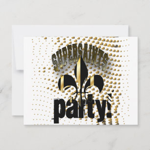 Fleur de Lis/black + gold